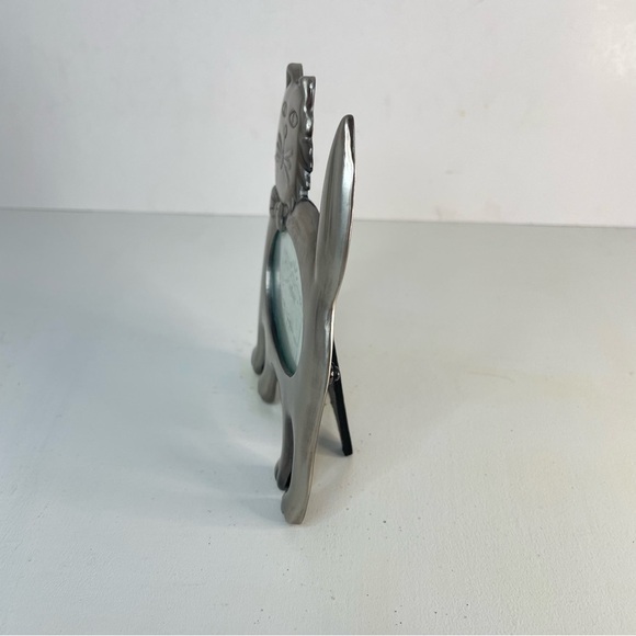 Cat Kitten Silver Tone Metal Figurine 3” X 2” Photo Frame S. Sunflower - Picture 4 of 8